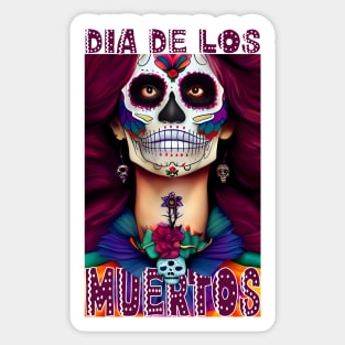 Dia De Los Muertos, day of the dead. Sticker